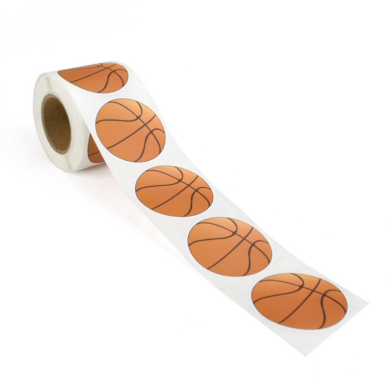 Muka 250 PCS 2 Basketball Stickers Standard Permanent SelfAdhesive Stickers Sports Party Supplies