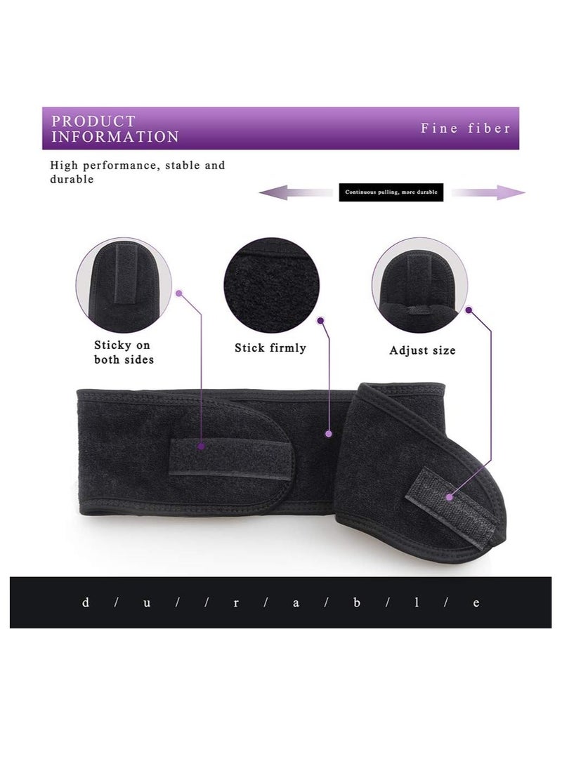 Glowudz Glowudz™ 2 pcs spa headband facial makeup head wrap assorted colors  - Image 3