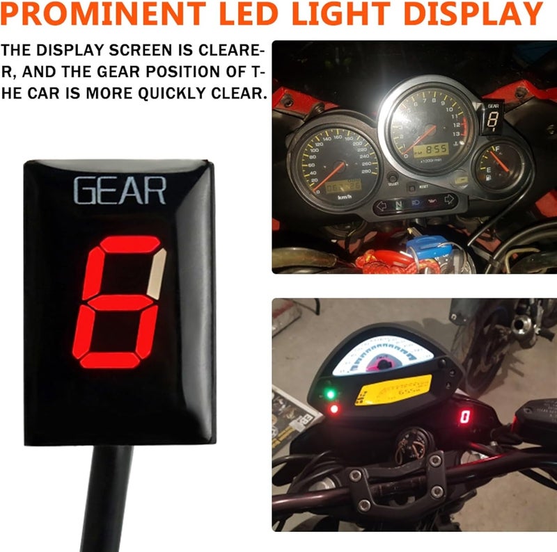 Wivplex Green Gear Display Indicator for Motorcycles - Image 3
