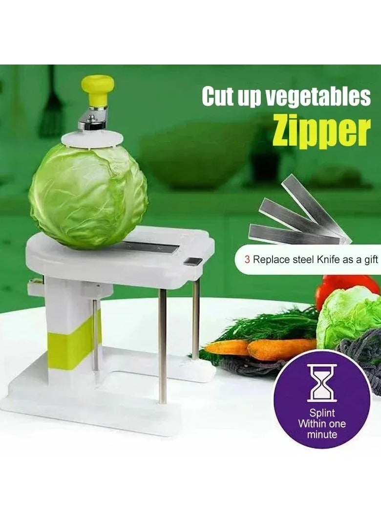 DubaiGallery Stainless Steel Cabbage Slicer for Home Multifunctional Household Hand Vegetable Cutter Cabbage Shredder Cabbage Grater Kitchen Shredder Slicer Cabbage Peeler for Kitchen - Image 4