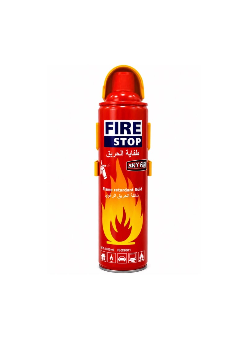 Fire Stop Foam Fire Extinguisher 1000ml Portable Emergency Fire Suppressant for Car Home Kitchen Boat