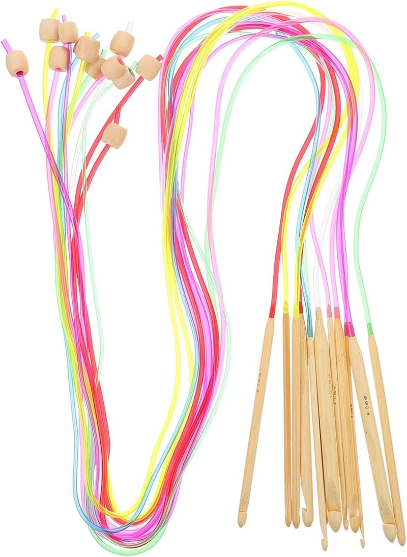 Uonlytech 12Pcs Crochet Hooks Set for DIY Knitting Crafts Accessories Ergonomic Knitting Needles with Case for Beginners and Arthritic Hands - Image 1