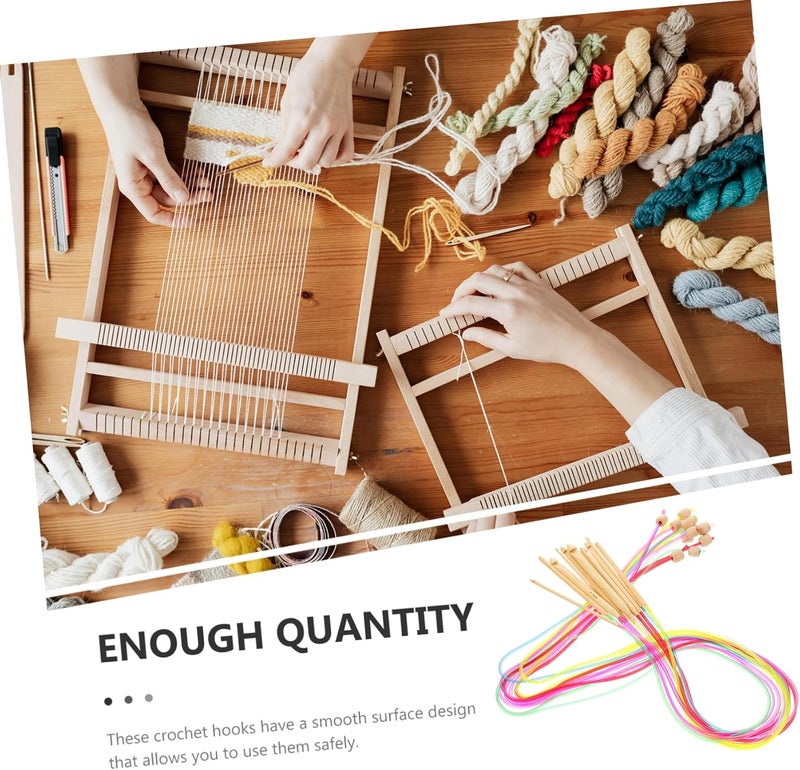 Uonlytech 12Pcs Crochet Hooks Set for DIY Knitting Crafts Accessories Ergonomic Knitting Needles with Case for Beginners and Arthritic Hands - Image 4