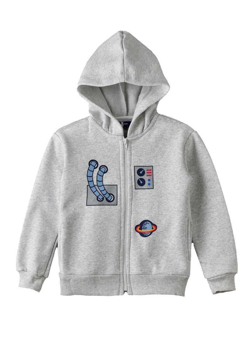 JAM Boys Grey Space Hoodie  - Image 1