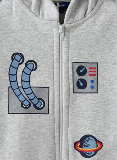 JAM Boys Grey Space Hoodie  - Image 3