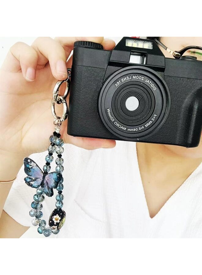 سلسلة هاتف على شكل فراشة، سلسلة هاتف أنيقة على شكل فراشة، سوار هاتف أنيق مصنوع يدويًا، ملحقات سلسلة هاتف أنيقة على شكل فراشة لعشاق الأناقة - Image 4