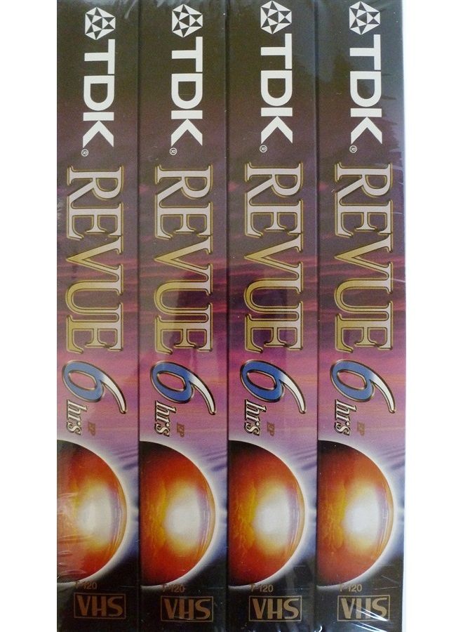 TDK 4 Pack T-120 VHS Video Tape - Image 2