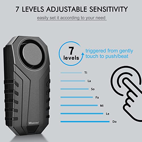 WSDCAM Catalytic Converter Alarm 113dB Loud Wireless Catalytic Converter Anti Theft Vibration Vehicle Security Alarm System Motorcycle Car Alarm with Remote Catalytic Convertidor Anti Theft Alarm - Image 5