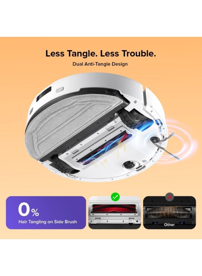 roborock Q10 VF Robot Vacuum and Mop, 10,000Pa HyperForce Suction, Dual Anti-Tangle System, Auto-Lifting Mop, Obstacle Avoidance & App Control for Pet Hair and Carpets - Image 3