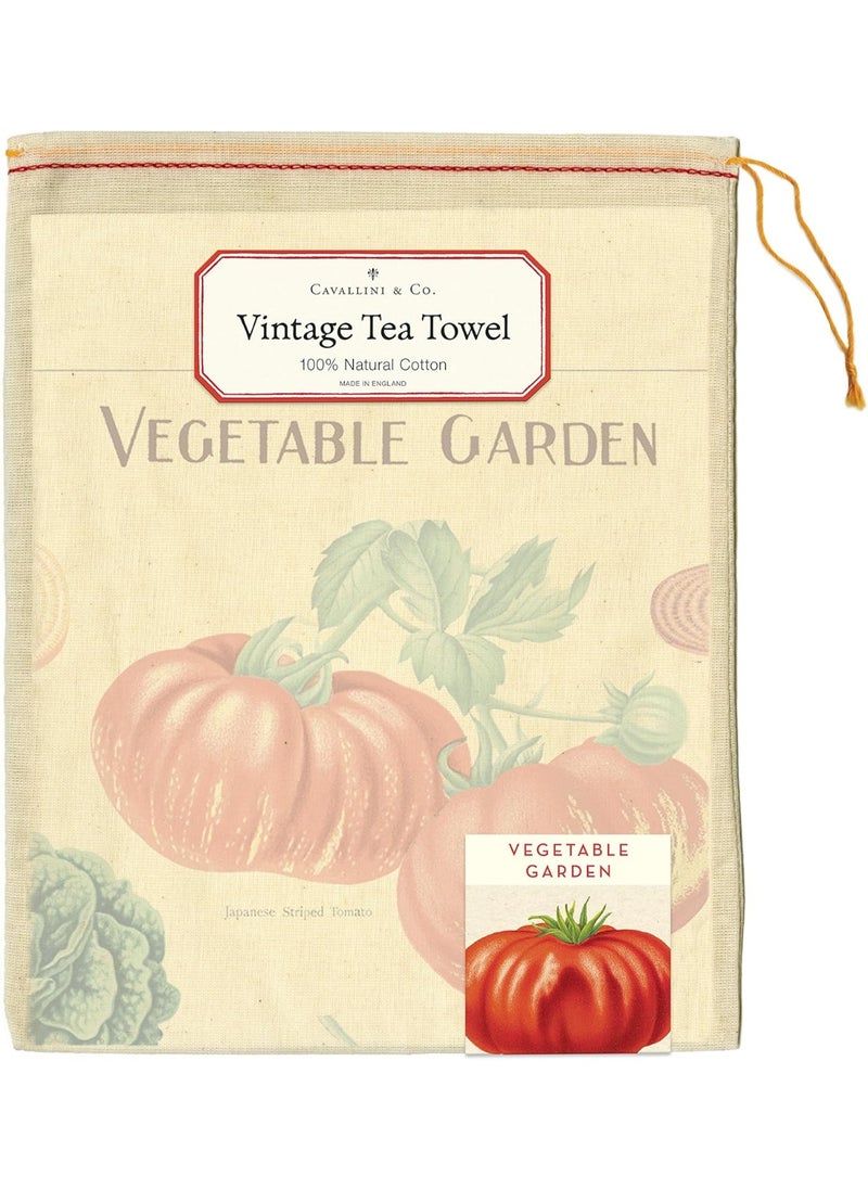 Cavallini & Co. Cavallini & Co. Vegetable Garden Tea Towel  - Image 2