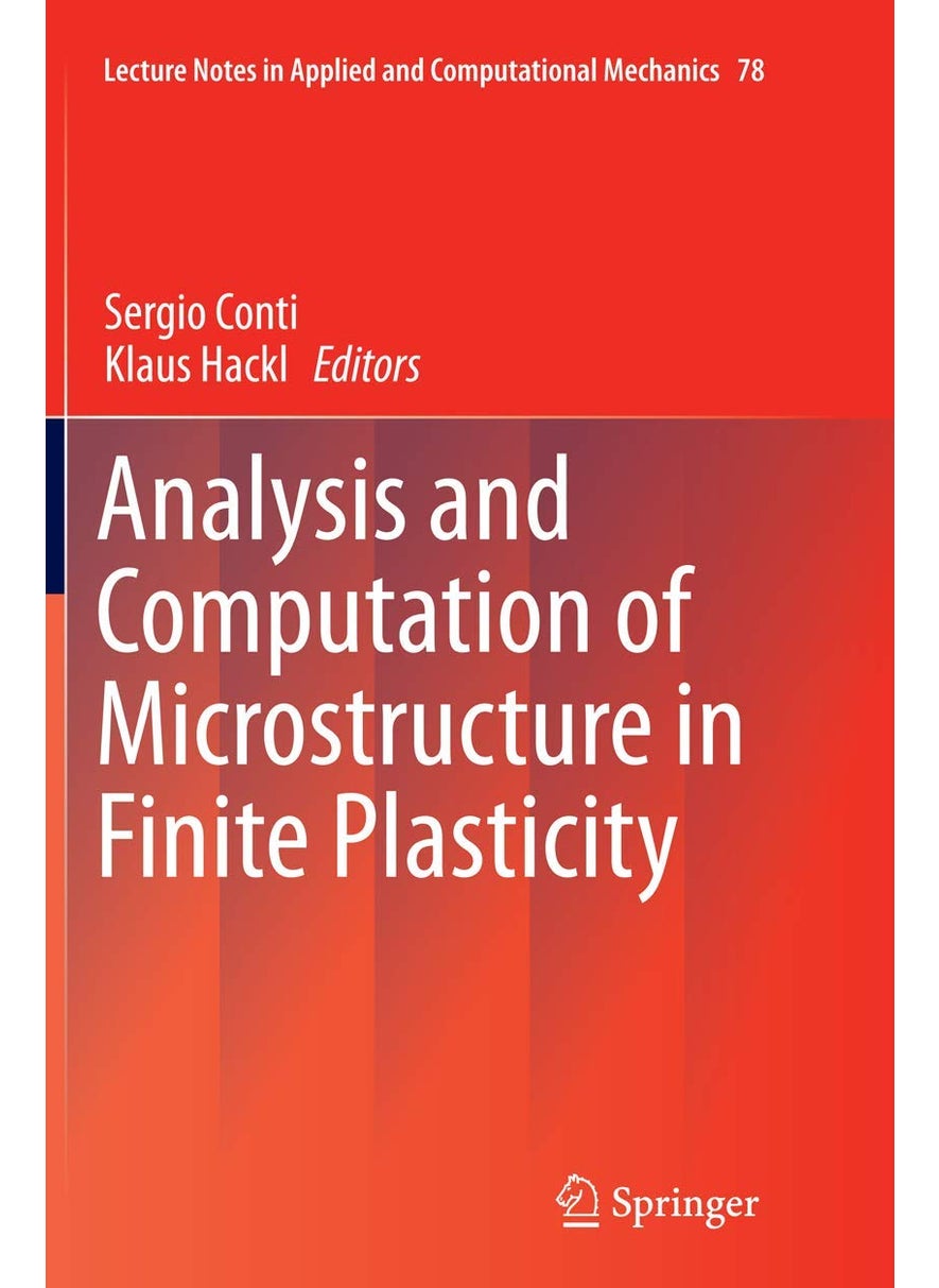 Analysis and Computation of Microstructure in Finite Plasticity 
