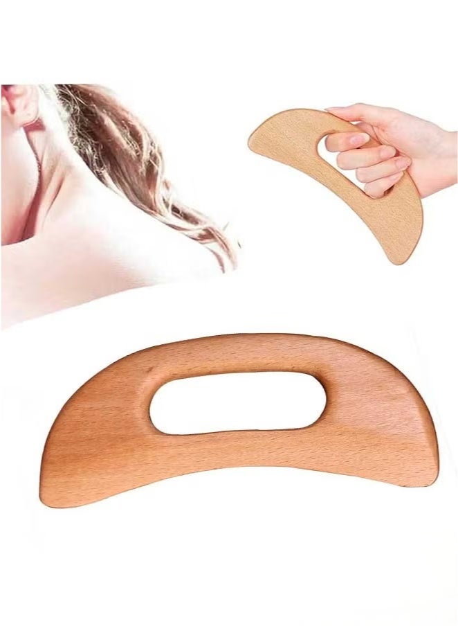 Wooden Massage Tools Gua Sha Tools,Scraping And Massaging Muscles To Relax The Muscles Throughout The Body, Achieving The Effect Of Relieving Body Pain - Image 1