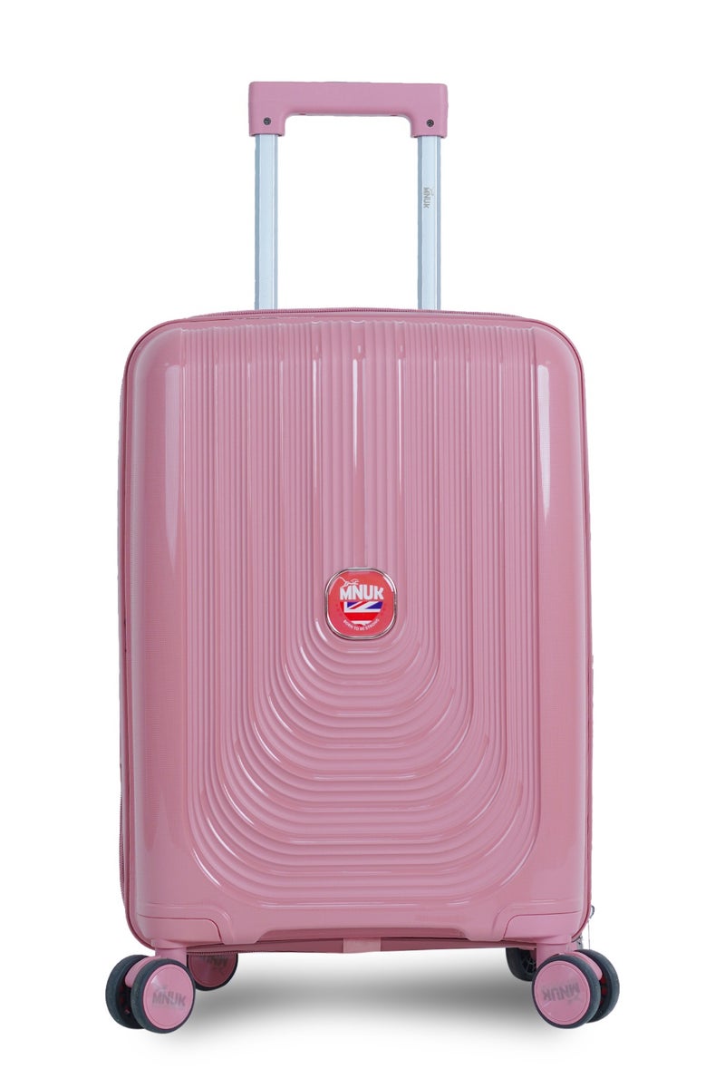 منيك حقيبة سفر فياجيرو سترا أورديناري مقاس 20 بوصة | عربة مزدوجة دوارة 360 درجة بأربع عجلات | أزرق - Image 1