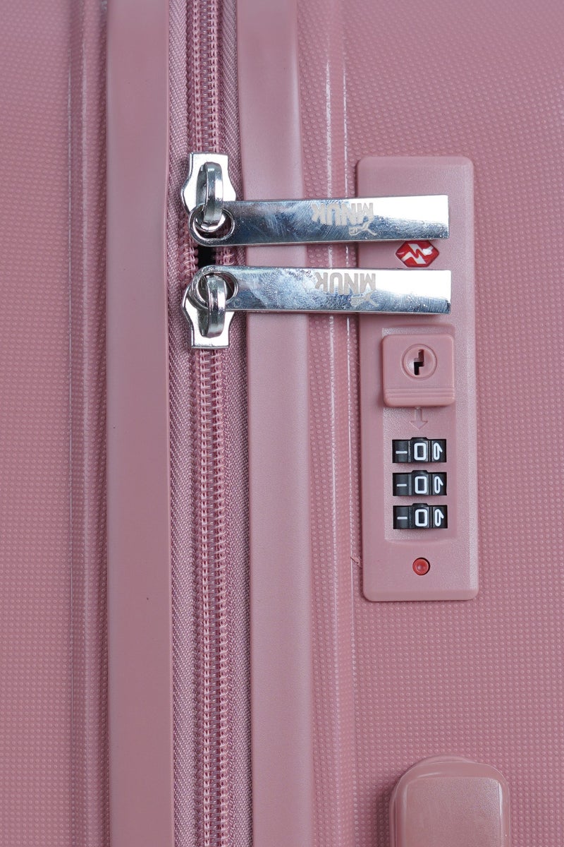 منيك حقيبة سفر فياجيرو سترا أورديناري مقاس 20 بوصة | عربة مزدوجة دوارة 360 درجة بأربع عجلات | أزرق - Image 3