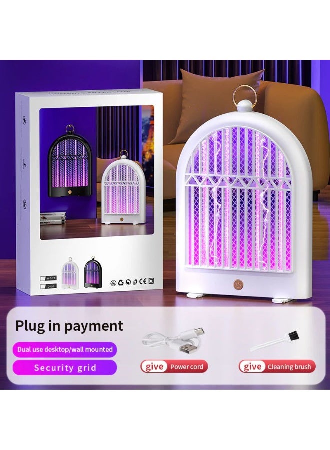 ZEESQUARE Electric Bug Zapper Mosquito Killer Lamp for Home Indoor & Outdoor – USB Rechargeable Insect Trap - Image 2