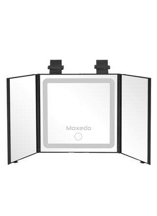 Moxedo Car Visor Mirror Rechargeable and Foldable Vanity Makeup Mirror with 3 Lightning, Brightness Modes and Dimmable Touch Screen Universal for Car Truck SUV Rearview - pzsku/Z0E05E0320F97C261DE99Z/45/1746216739/bf49233a-2c0e-4bfc-9d67-393e5cddbaf0