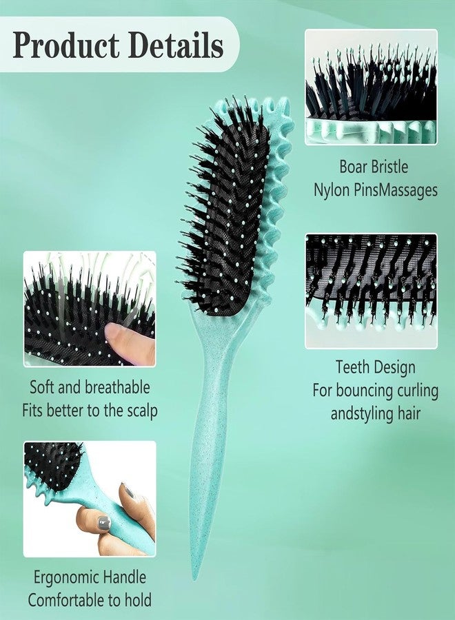 ESCUCHA Curl Defining Brush, 1 PCS Curly Hair Brush, Brush for Curly Hair, for Combing and Shaping Men's and Women's Curls to Reduce Pulling (MULTICOLOR) - Image 5