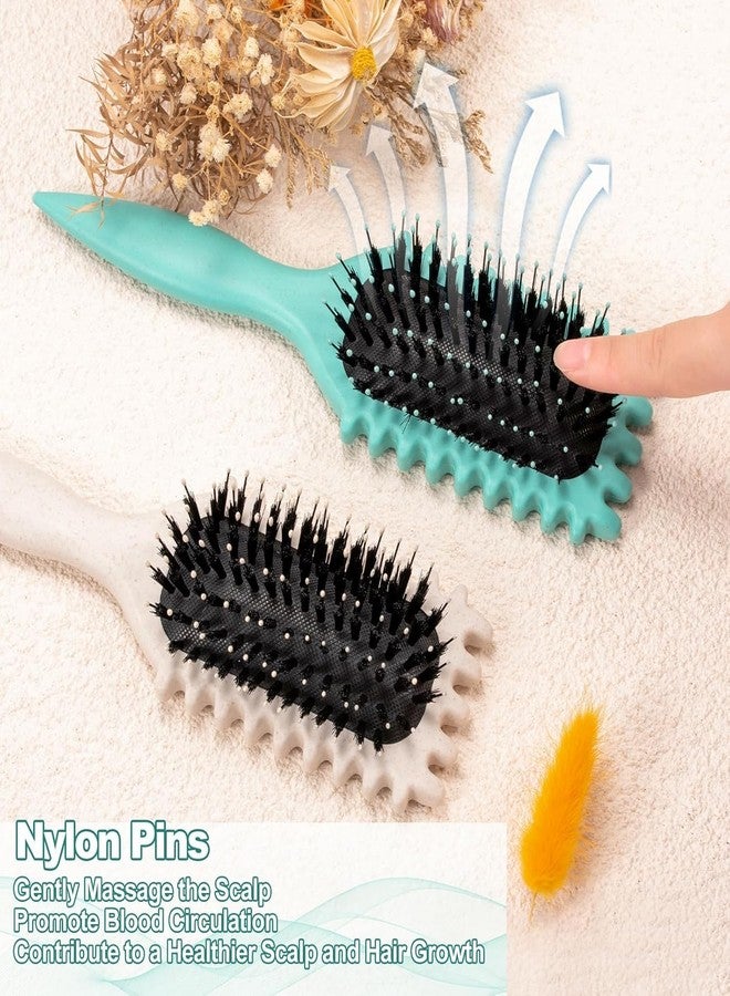 ESCUCHA Curl Defining Brush, 1 PCS Curly Hair Brush, Brush for Curly Hair, for Combing and Shaping Men's and Women's Curls to Reduce Pulling (MULTICOLOR) - Image 4