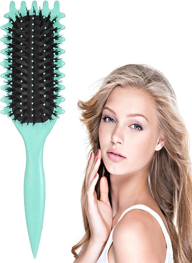 ESCUCHA Curl Defining Brush, 1 PCS Curly Hair Brush, Brush for Curly Hair, for Combing and Shaping Men's and Women's Curls to Reduce Pulling (MULTICOLOR) - Image 1