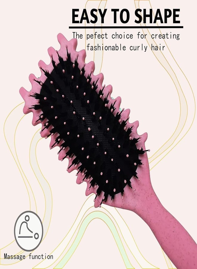 ESCUCHA Curl Defining Brush, 1 PCS Curly Hair Brush, Brush for Curly Hair, for Combing and Shaping Men's and Women's Curls to Reduce Pulling (MULTICOLOR) - Image 2