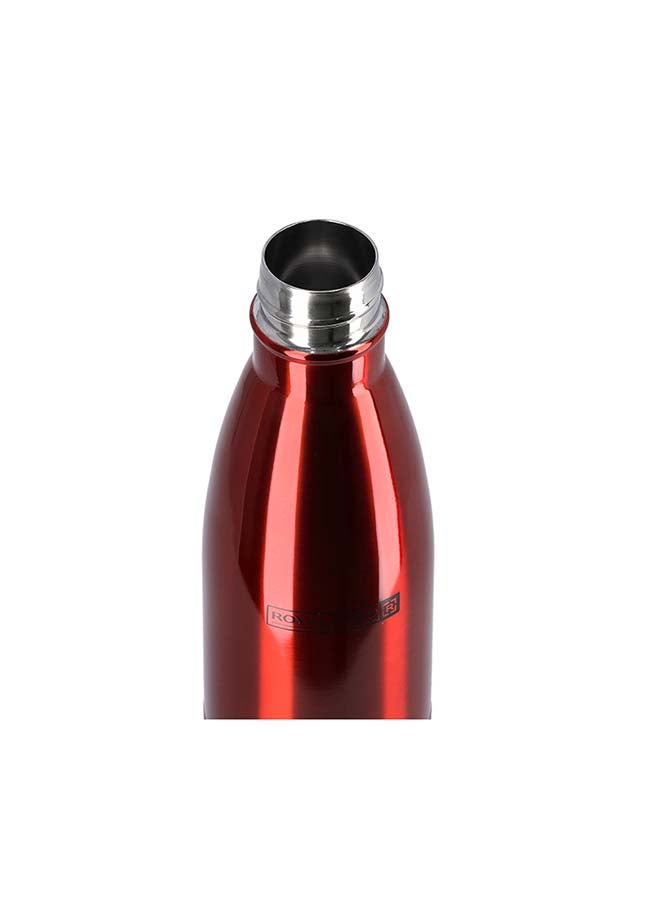 Royalford Stainless Steel Vacuum Bottle Red 500ml - Image 3