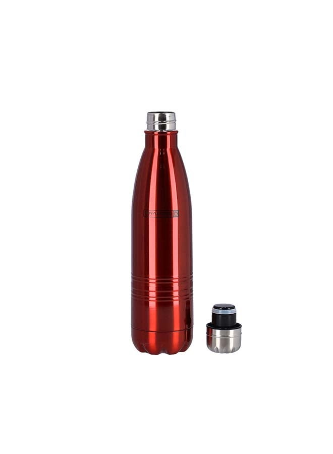 Royalford Stainless Steel Vacuum Bottle Red 500ml - Image 2