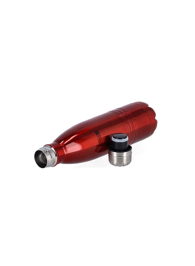 Royalford Stainless Steel Vacuum Bottle Red 500ml - Image 4