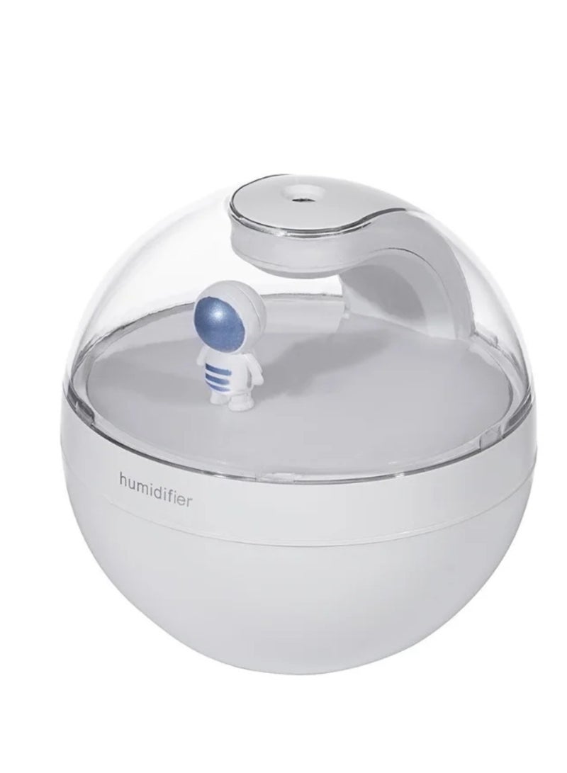 DIGI CORE 220ML Astronaut Snowman Mini Air Humidifier With Night Light Essential Oil Diffuser USB Mist Maker For Home And Car Aroma Diffuser - Image 2