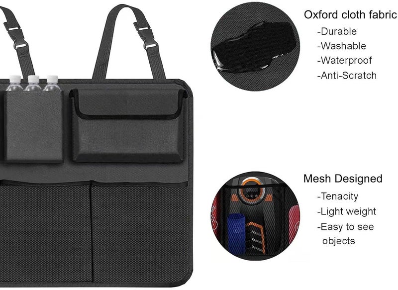 ravido Car Trunk Organizer, Backseat Hanging Organizer with 8 Large Storage Bag Super Capacity -Trunk Organizer for SUV,Truck,Van -Your Space Saving Expert - Image 5