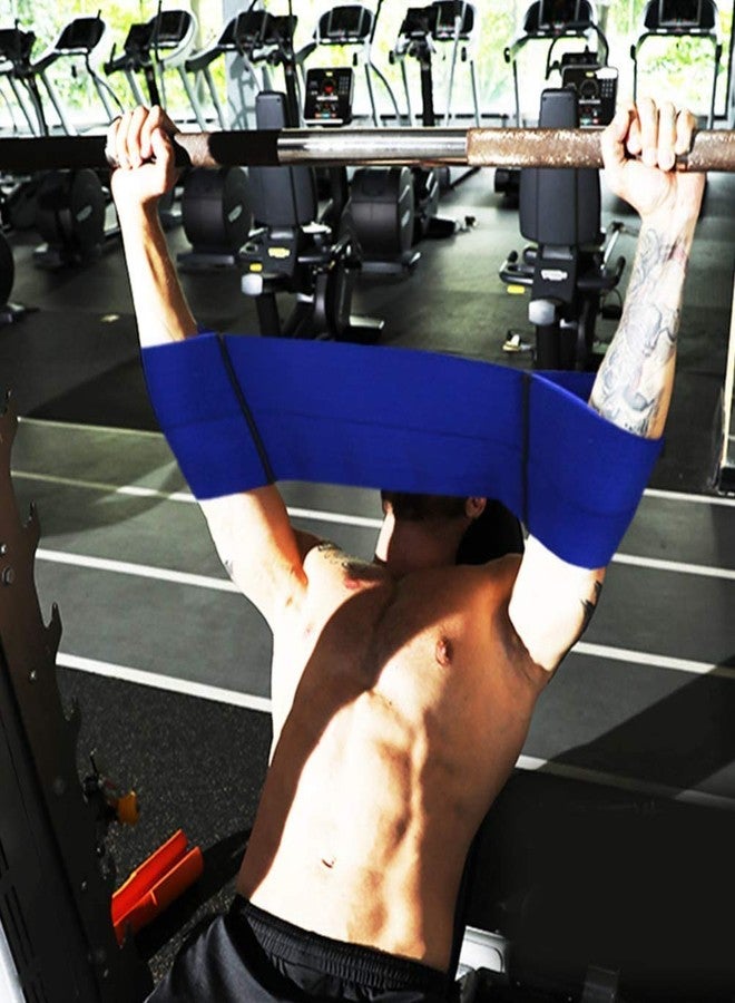 Ryoma Bench Press Band Power Weight Lifting Training Gym Band Elastic Fitness Increase Strength Push Up Gym Workout (Blue, M) - Image 3
