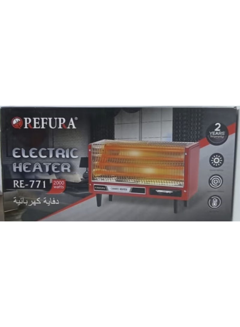 REFURA Electric Room Heater With Safety Auto Shut-Off 2000W - Image 2