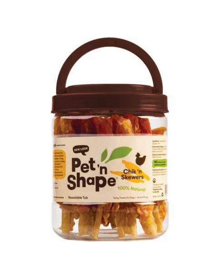 Pet 'n Shape Chik 'N Skewers - Chicken Wrapped Rawhide Chew Dog Treats - 1 Pound - Image 4