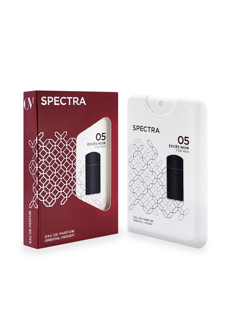 سبكترا بوكيت 005 عطر اكسيس نوار او دي بيرفيوم للرجال - 18مل - Image 1