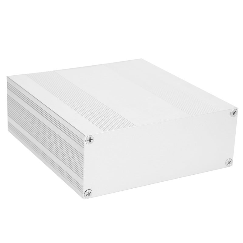 Aluminum Project Box Matte Silver Split Type DIY Electronic Enclosure Shell 54x145x150mm - Image 2