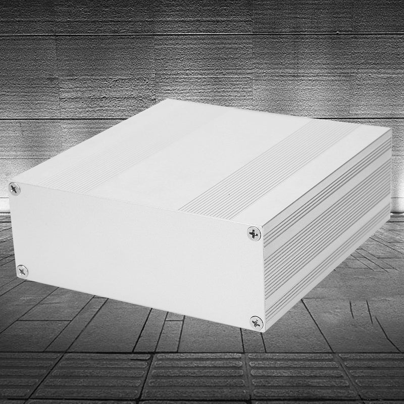 Aluminum Project Box Matte Silver Split Type DIY Electronic Enclosure Shell 54x145x150mm - Image 5