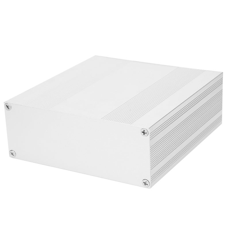 Aluminum Project Box Matte Silver Split Type DIY Electronic Enclosure Shell 54x145x150mm - Image 3