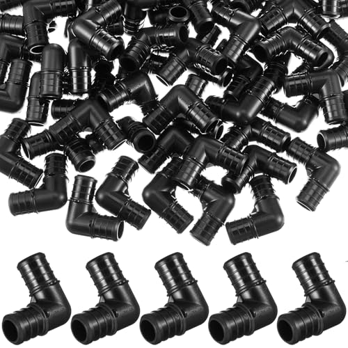 Colingmill 75 Pcs 34 Inch 90 Degree Elbow Bulk Pex Fittings Ppsu F2159 Poly Alloy Elbow PexB Fittings for Pipe Drinking Water Water Heating and Radiant Heating Applications - Image 1