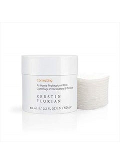 Kerstin Florian Correcting At-Home Professional Peel, Glycolic & Lactic Acid Exfoliating Pore Pads (50 individual pads)  - Image 1