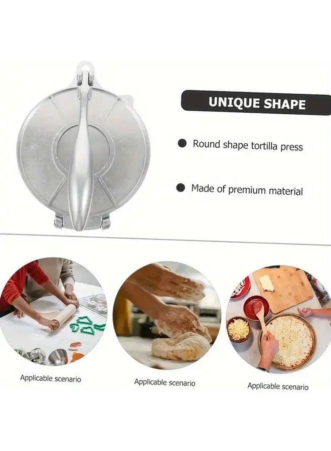 Style 1 Aluminum Manual Tortilla Press Round Handheld Pancake Maker Kitchen Gadget - Image 4