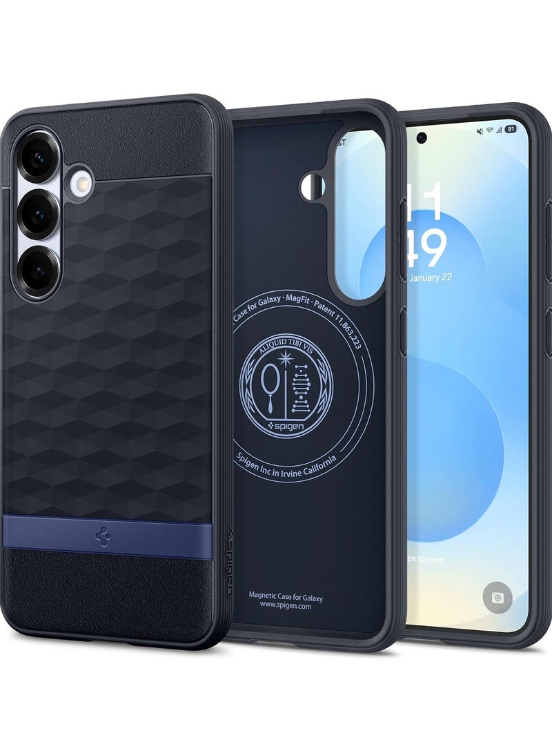 Spigen غطاء ماغ فيت بارالاكس لهاتف سامسونج جالاكسي S25 بلس معتمد من ماغ سيف - أزرق بنفسجي - Image 1