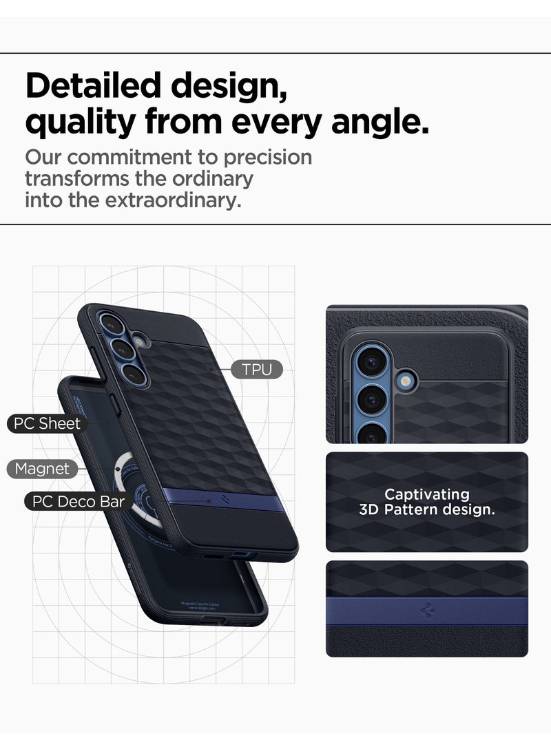 Spigen غطاء ماغ فيت بارالاكس لهاتف سامسونج جالاكسي S25 بلس معتمد من ماغ سيف - أزرق بنفسجي - Image 5