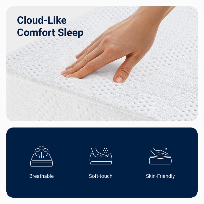Avenco Twin Mattress, 5 Inch Twin Size Mattress for Kids, Gel Memory Foam Mattresses for Cooling Night Sleep & Pressure Relief, Colchones Fiberglass Free CertiPUR-US Certified - Image 4