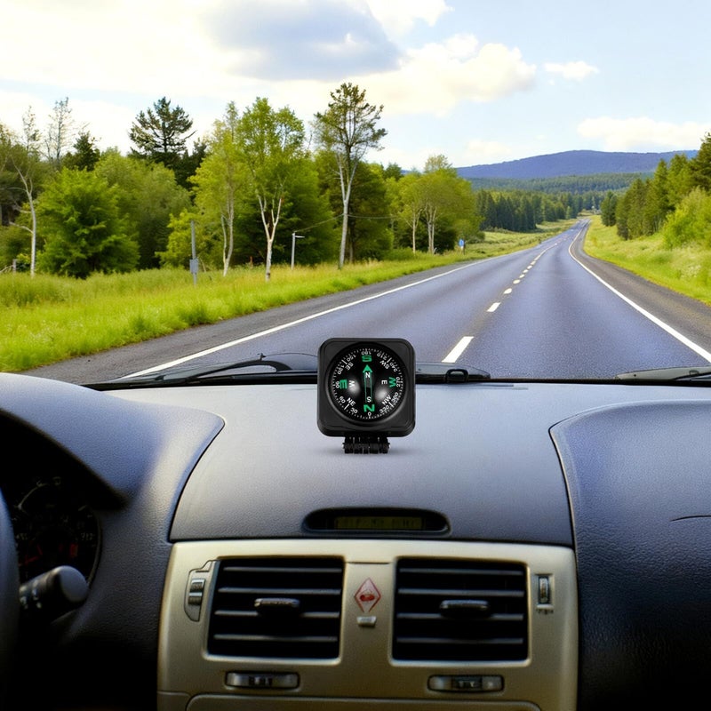Adjustable Car Dashboard Compass Ball With Magnetic Marine Navigation - Image 5
