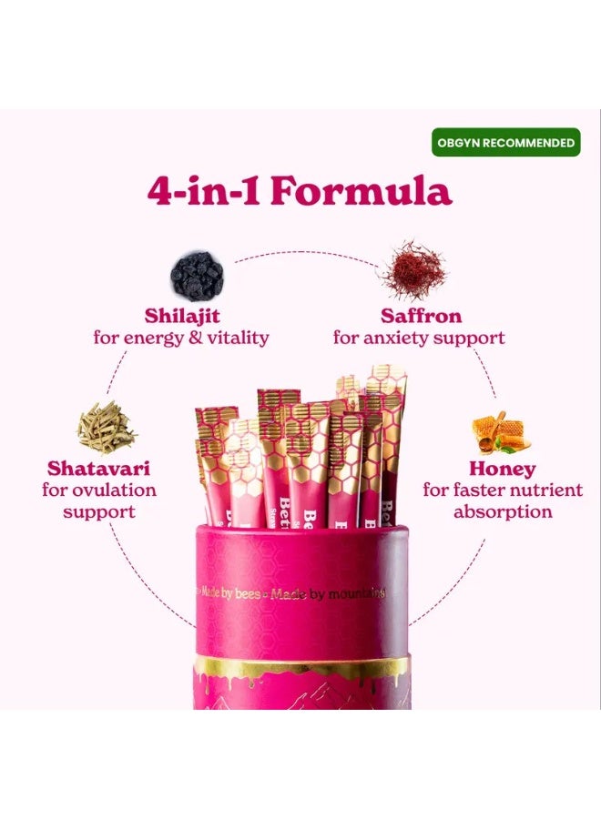 Shilajit RX Shilajit Honey Stick - Supports Hormonal Balance, Boosts Energy & Mood, Promotes Healthy Ovulation - Image 3