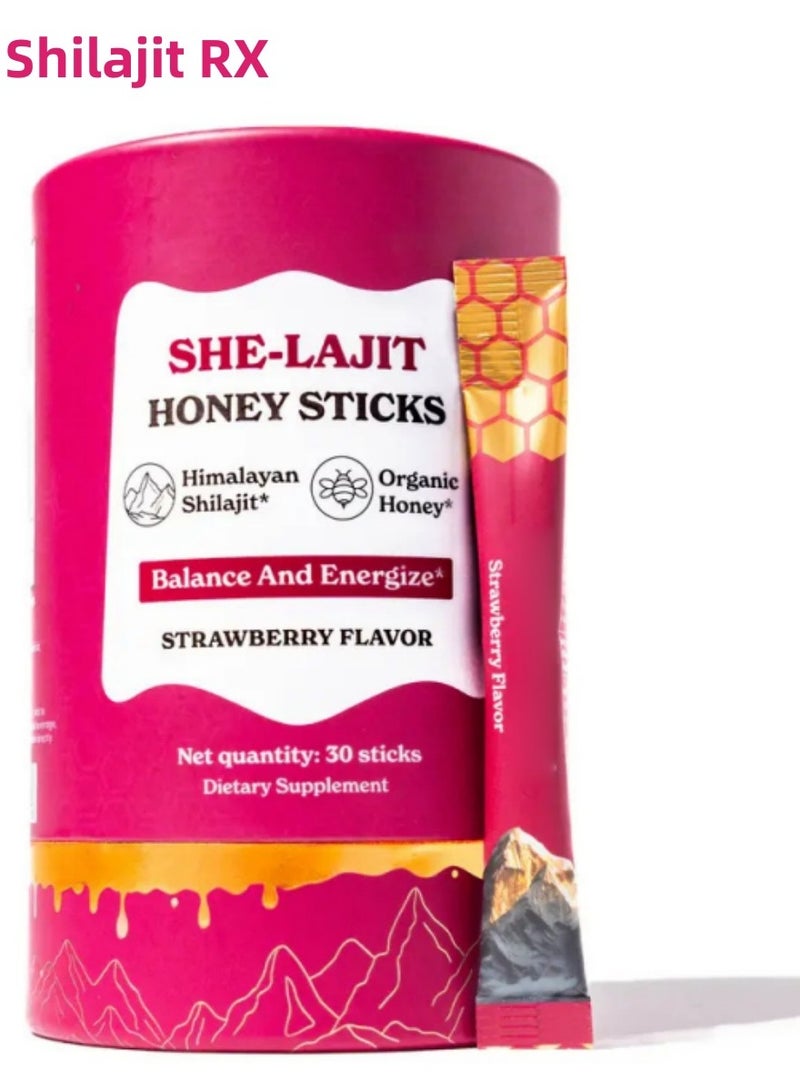 Shilajit RX Shilajit Honey Stick - Supports Hormonal Balance, Boosts Energy & Mood, Promotes Healthy Ovulation - Image 1