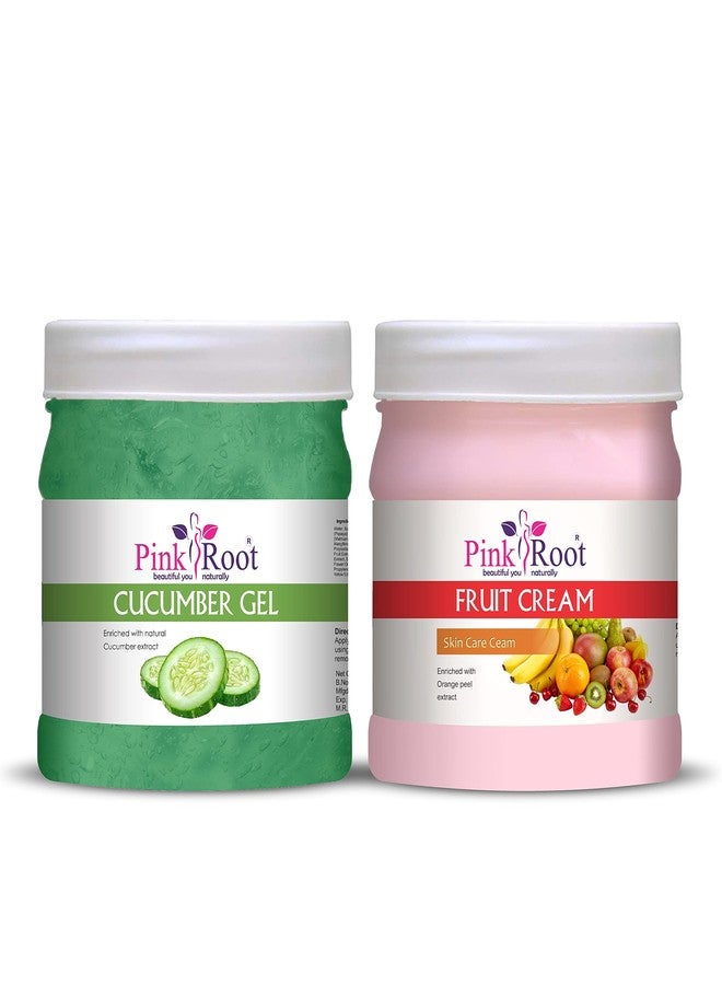 Pink Root Cucumber Gel 500gm with Fruit Cream 500gm - Image 1