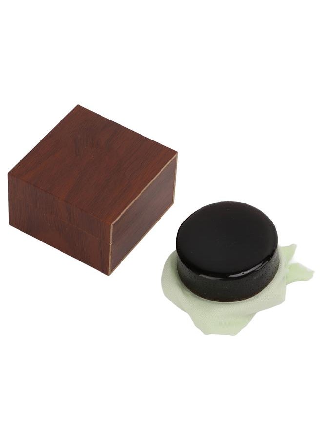 Violin Rosin Dark Low Dust Composite Wood Rosins with Storage Case for Cello Erhu