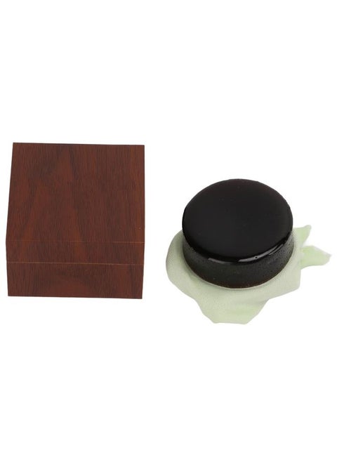 Violin Rosin Dark Low Dust Composite Wood Rosins with Storage Case for Cello Erhu