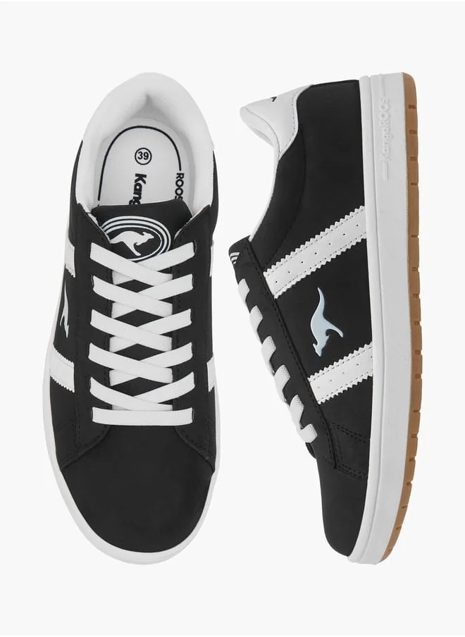 kangaROOS Women's Logo Detail Sneakers With Lace-Up Closure