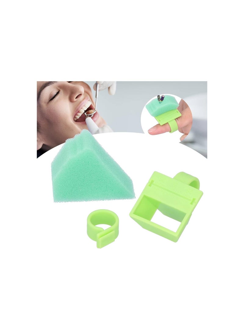Endo Ruler with Finger Rings for Dental Measuring and Cleaning High Temperature Resistant Accurate Calibration Convenient to Use